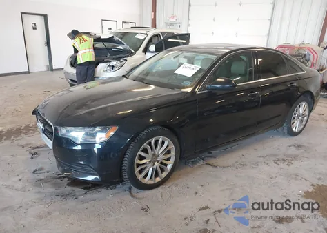 2012 Audi A6 Quattro z USA, uszkodzony, nr VIN WAUBGCFC5CN028419